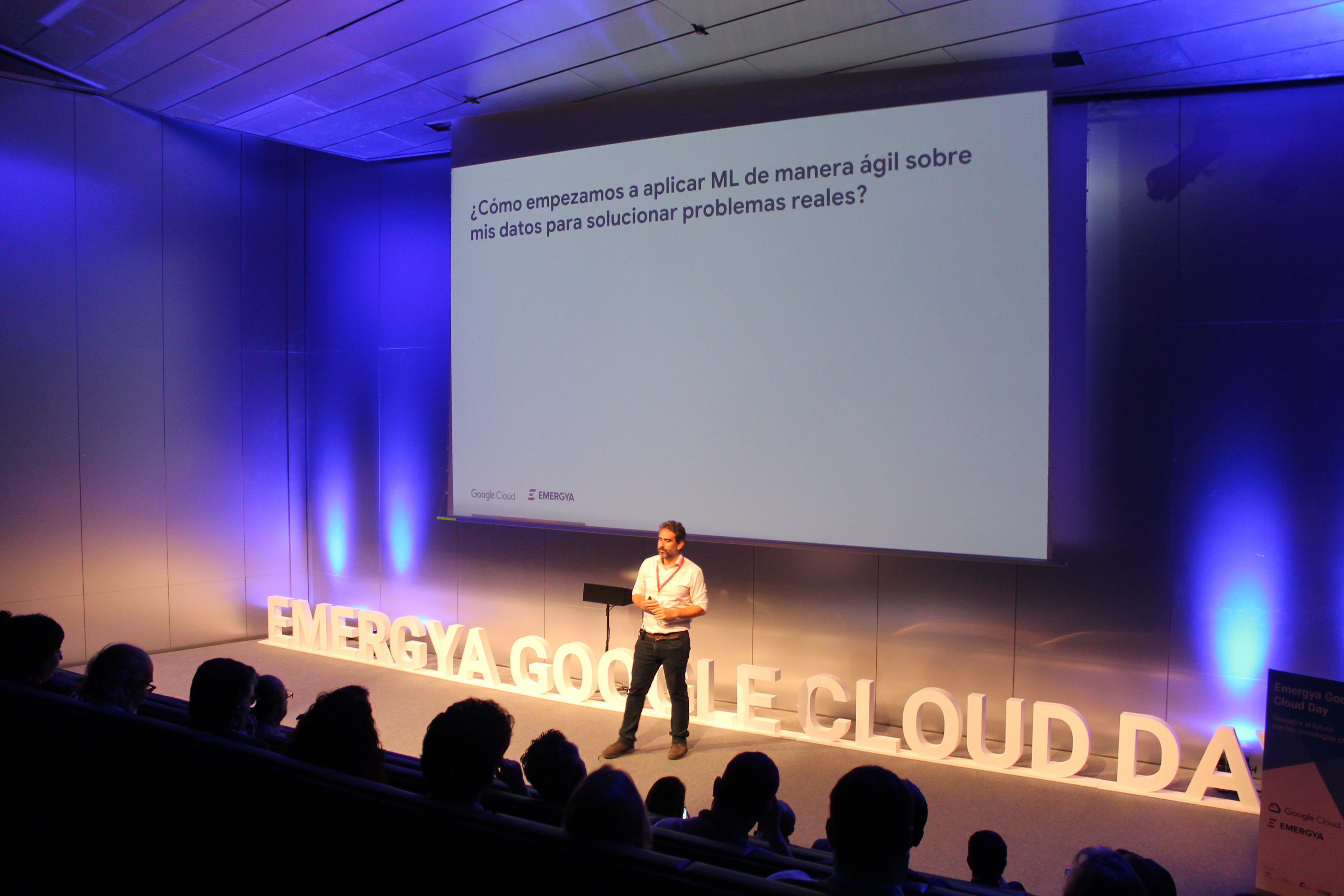 David Munárriz en el Emergya Google Cloud Day