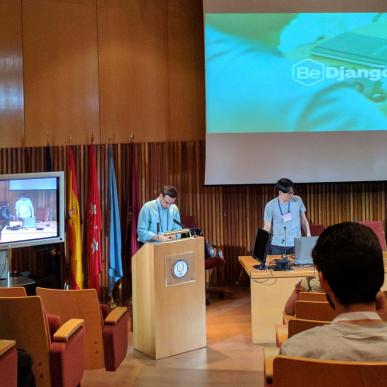 Gran acogida de BeDjango en la Open edX Conference de Madrid