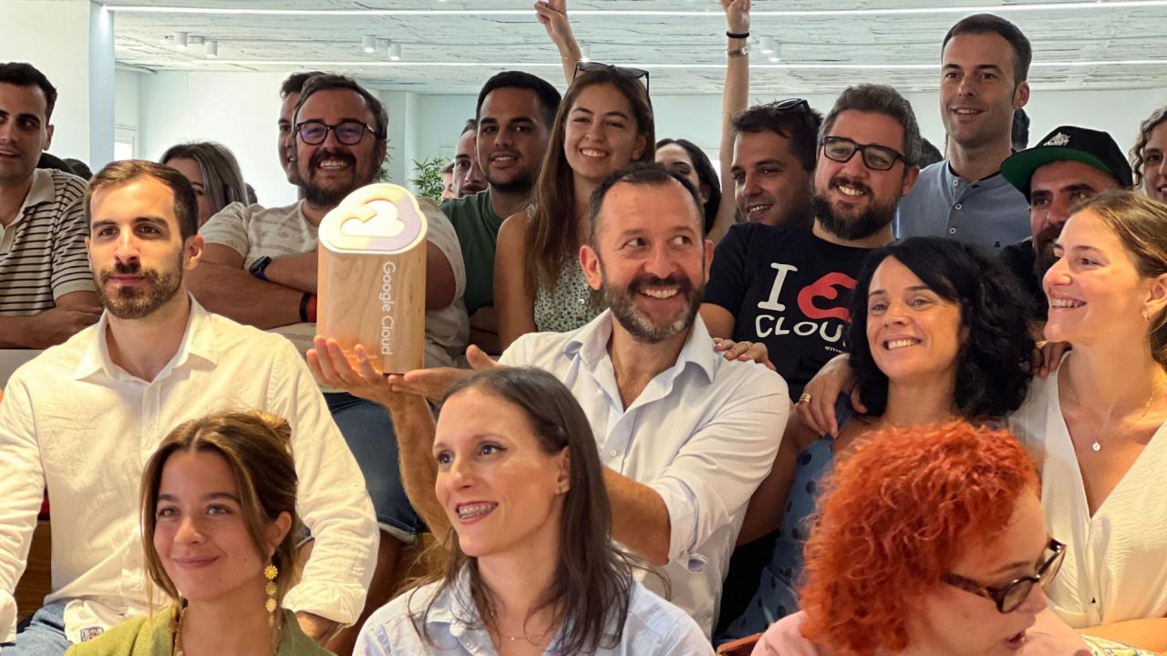 Celebrando el Google Cloud Partner of the Year Award